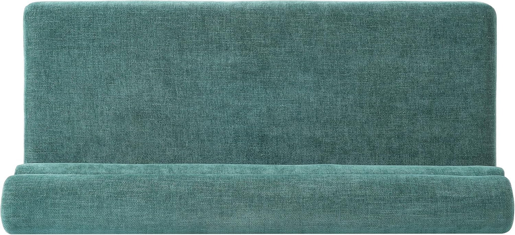 Christopher Knight Home Wally Fabric Upholstered Dining Bench, Long Dining Room Chair, Wooden Entryway Bench, Bedroom End of Bed Bench, Teal Green+Black