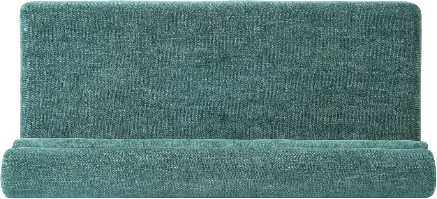 Christopher Knight Home Wally Fabric Upholstered Dining Bench, Long Dining Room Chair, Wooden Entryway Bench, Bedroom End of Bed Bench, Teal Green+Black