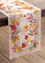 Maison d' Hermine Table Runner 100% Cotton Single Layer Table Runners 60 inches Long for Thanksgiving Christmas Decorations Home Kitchen Dining Party Wedding (Amarante, 14.5" x 60")
