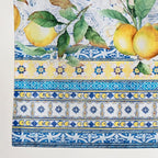 Maison d' Hermine Table Runner 100% Cotton Single Layer Table Runners 72 inches Long Decorative for Home Kitchen Dining Party Baby Shower Wedding Bridal Shower Spring Summer (Citrus, 14.50" x 72")