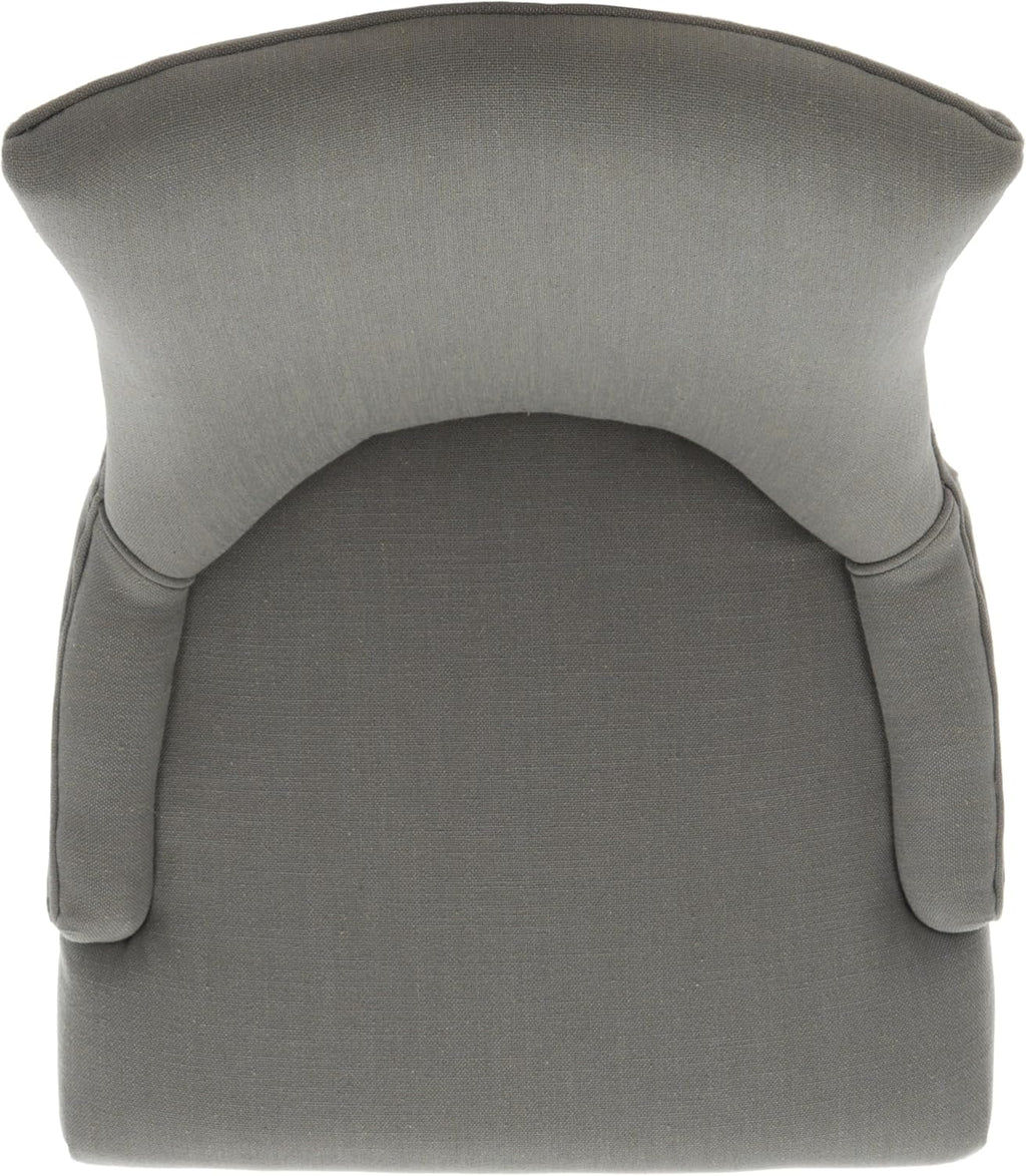 SAFAVIEH Home Collection - Lester Granite Upholstered Dining Chair, Modern Armless Design with Solid Wood Legs, Comfortable Seating for Dining Room or Kitchen (MCR4709B)