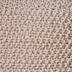 Christopher Knight Home Knox Knitted Cotton Pouf, Beige