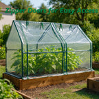 Gardzen Mini Greenhouse, Portable Cold Frame Green House Indoor Outdoor, Small Greenhouse for Seed Starting & Plant Protection, 71.7"(L) x36.2(W) x42.5(H)