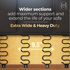 Golden Home Essentials XXXL Heavy Duty Couch Support for Sagging Cushions - 30in x 68in Extra Wide Sofa Cushion Board - 0.4in Saggy Cushion for Seat Support