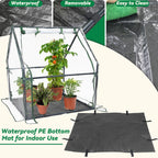 Gardzen Mini Greenhouse Indoor with Waterproof Bottom, Heavy Duty Portable Green House for Outdoor, Ideal for Seed Starting, Germination and Weather Protection, 36.2"(L) x 36.2"(W) x 42.5"(H)