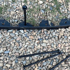 Plastic Landscape Anchoring Spikes 150 Pcs 8 Inch Nylon Spiral Landscape Spikes for Yard, Garden Lawn, Weed Barriers, Artificial Turf, Tent