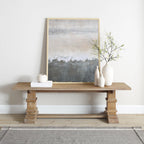 Crosley Furniture Joanna Wood Dining Bench for Entryway or Mudroom, Rustic Brown
