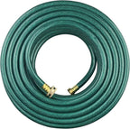 PVC Garden Hose 1/2 Inch Green Heavy Duty Water Hose with Solid Brass Fittings,No Leaking, Flexible,for outdoors,Lawns,Patio (75 FT, Green, Brass Fittings)