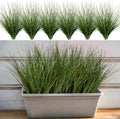 48PCS 17.3" Fake Plants Artificial Wheat Grass Greenery Plastic Plants Fake Grass Artificial Plants for Outdoor Decor Artificial Grass Plant with Greenery Stems for Indoor Home Decoration