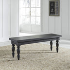 Liberty Furniture Industries Harvest Home Backless Bench, W52 x D16 x H18, Black