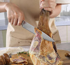 PAUDIN 8-Inch Carving Knife - Ultra Sharp Brisket Slicing Knife, Premium German Stainless Steel With Ergonomic Handle for BBQ, Roast, Meats and Vegetables