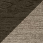 Lexicon Baronscourt Farmhouse Small Entryway Bench - 39 Inch, Upholstered Counter Height Solid Wood Frame, Padded Top, Easy Assembly , 26"Seat Height, Farmhouse End of Bed Bench For Bedroom,Dark Brown