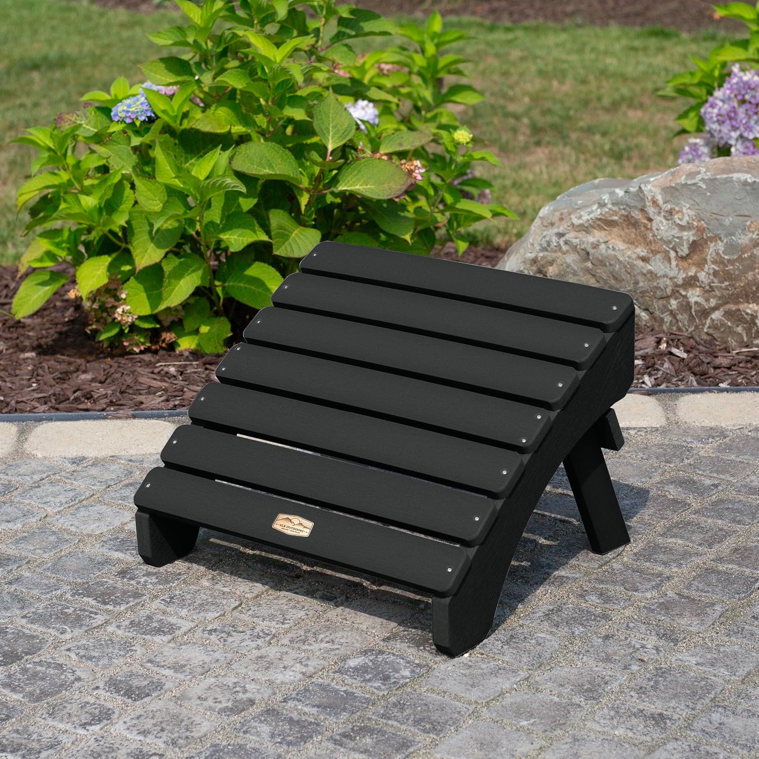 Elk Outdoors EO-OTL1-ABY The Essential Folding Ottoman, Abyss