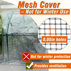 Gardzen Mini Greenhouse with Mesh Cover, Portable Outdoor Greenhouse, Enhanced Ventilation, Ideal for Spring, Summer & Fall 36.2"(L) x36.2(W) x42.5(H)