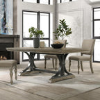 Roundhill Furniture Birmingham Dining Set, One Size, Driftwood Finish