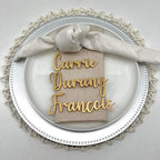 Wedding Name Tags, Personalized Place Cards Table Decoration For Birthdays, Bachelorette,Parties, and Events, Escort Name tags