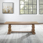Crosley Furniture Joanna Wood Dining Bench for Entryway or Mudroom, Rustic Brown