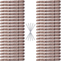 Beuta Landscape Edging | Garden Edging Border | Faux Stone Bricks for Lawn edging, Flower beds, Pathways & Yard Edging– 40 Packs | Each Section Has 6 Bricks 48"L x 4"W x 2.25"H |120 Spikes|Cobblestone