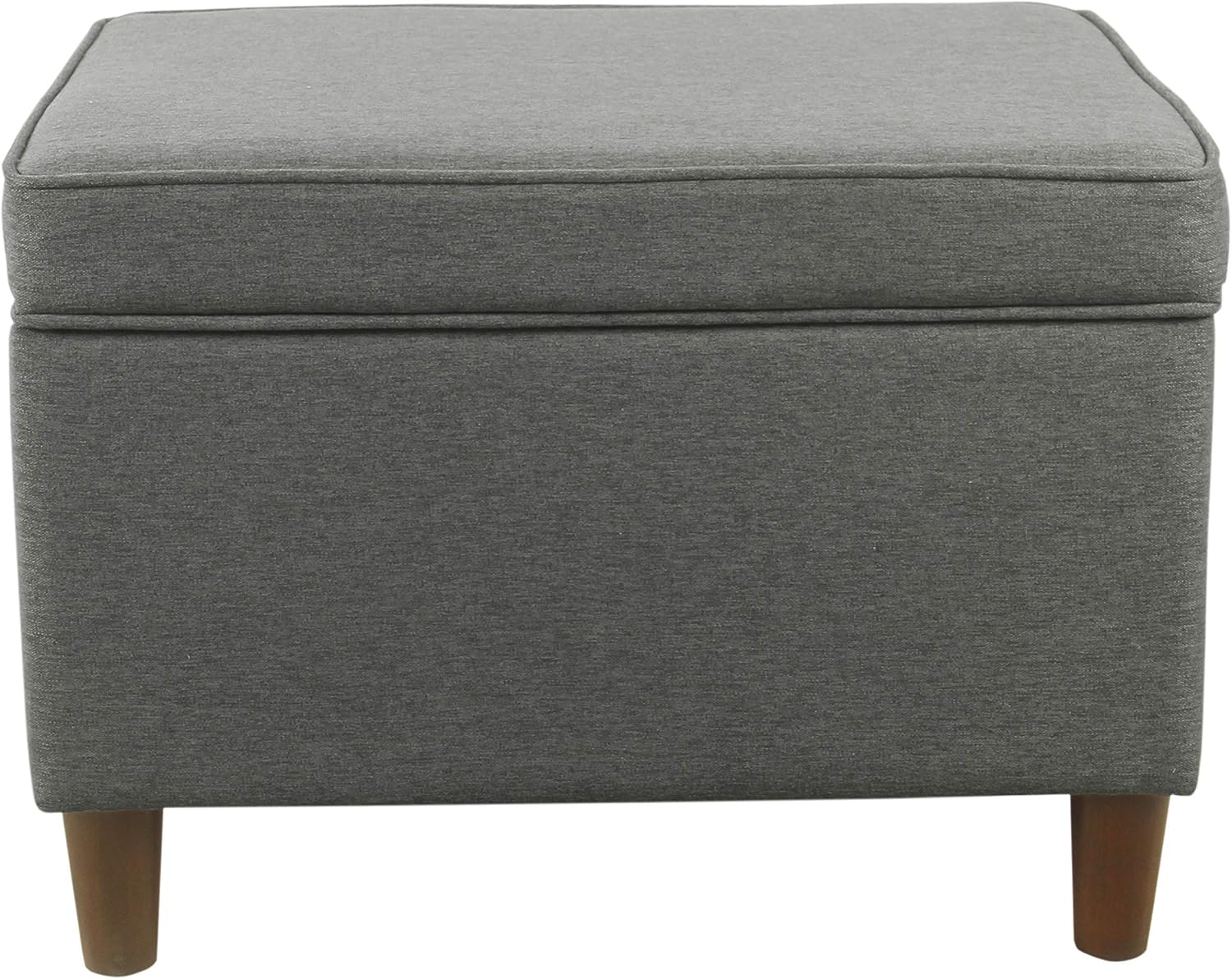 HomePop 24" Storage Ottoman - Gray