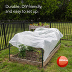 RESILIA Clear Greenhouse Sheeting - UV-Protected, Heavy-Duty Gauge Outdoor Polyethylene Cover for Weatherproofing Greenhouses, Garden, Plants, 12' by 28' Roll, 6 Mil, 0.006 Inch, Thick, Made in USA