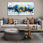 Abstract Art Work for Wall Decor - Large Canvas Wall Art for Living Room - Minimalist Art Ready to Hang Size 24" x 48"