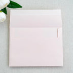 PONATIA 50 PCS 5x7 Envelopes, Blush Pink Self- Adhesive A7 Envelopes for Weddings, Invitation Cards, Photos, Postcards, Greeting Cards Mailing, Baby Shower, Graduation, Christmas Gift Cards