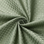 3 in 1 Shower Curtain Set, Sage Green Waffle Shower Curtain and PEVA Liner Set with 12 Stainless Steel Shower Curtain Hooks, Waterproof Fabric Shower Curtains for Bathroom, 72 W x 72 H