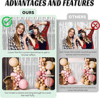 BTSD-home Silver Foil Fringe Curtain, Metallic Photo Booth Backdrop Tinsel Door Curtains for Wedding Birthday Bridal Shower Baby Shower Bachelorette Christmas Party Decorations(4 Pack, 8ft x 3ft)