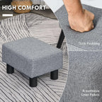 Designer Style Rectangular Footrest Ottoman
