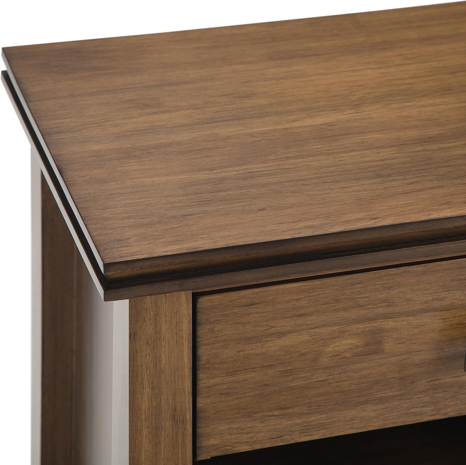 SIMPLIHOME Artisan Solid Wood 24 inch Wide Transitional-Style Bedside Nightstand Tables in Rustic Natural Aged Brown for the Living Room and Bedroom (Set of 2)