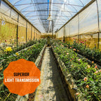 Farm Plastic Supply - Clear Greenhouse Plastic Sheeting - 6 mil - (25' x 75') - 4 Year UV Resistant Polyethylene Greenhouse Film, Hoop House Green House Cover for Gardening, Farming, Agriculture