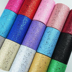 Glitter Tulle Rolls, 6” by 50 Yards (150FT) Sparkling Tulle Spool Ribbon Sequin Tulle Netting Fabric for Tutu Skirt Wedding Birthday Baby Shower (Pink)