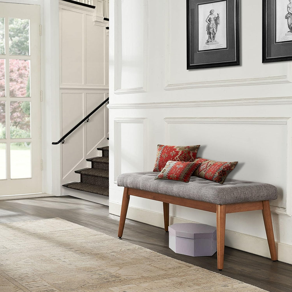 Crosley Furniture Landon Wood Dining Bench for Entryway or Mudroom, Acorn