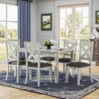 Peatuk Solid Wood Dining Chair Set of 2, Part of Dining Table Set, Mix and Match Table, Chair Sold Separately for Dining Room, Kitchen, Grey