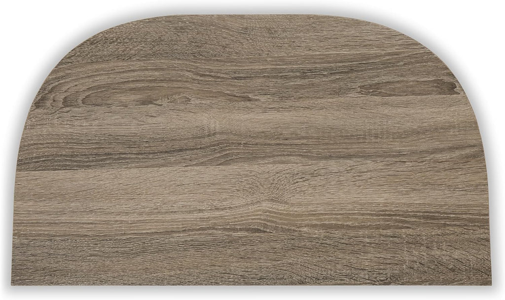 GTU Furniture Contemporary Engineered Wood Round 3-Piece Coffee Table Set, Cocktail Table with 2 Matching End Tables, Two-Tone Finish for Living Room