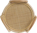 SAFAVIEH Home Collection Althea Boho Tropical Natural Rattan 2-Tier Accent Table (Fully Assembled)