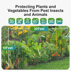 Garden Netting Pest Barrier: 10'x30' Fine Bug Netting for Garden Protection Row Cover Raised Bed Screen Mesh Greenhouse Mosquito Net, Protecting Tree Plants Vegetable Flowers Fruits