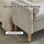 Chifee & Vingol 65.35" W Ottoman with Storage Bench for Bedroom End of Bed with Removable Pillows Upholstered Storage Ottoman Bench for Bedroom Living Room Hallway,Light Gray