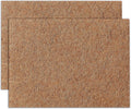 MAXPACE Natural Coconut Coir Liner Sheets - 14x11inch 2 Pcs Coco Fiber for Plant, Planter, Window Basket, Garden Decoration, and Pet Reptile Carpet or Mat