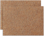 MAXPACE Natural Coconut Coir Liner Sheets - 14x11inch 2 Pcs Coco Fiber for Plant, Planter, Window Basket, Garden Decoration, and Pet Reptile Carpet or Mat