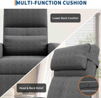 Garvee Power Recliner Chair, Adjustable Electric Recliner Ergonomic Overstuffed Single Sofa, Padded Seat, Side Pockets and USB Port, Home Theater Seating for Living Room