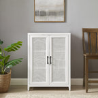 Crosley Furniture Milo Stackable Pantry Storage Cabinet with Shelves, Kitchen, Dining, or Laundry Room, White