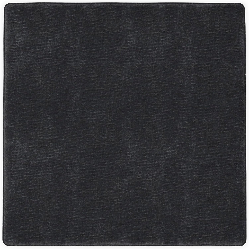 Signature Design by Ashley Lavernett Contemporary Square Oversized Accent Ottoman, Dark Gray