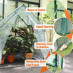 Gardzen Mini Greenhouse with Mesh Cover, Portable Outdoor Greenhouse, Enhanced Ventilation, Ideal for Spring, Summer & Fall 36.2"(L) x53.3(W) x66.1(H)