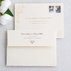 PONATIA 50 PCS 5x7 Envelopes, Self- Adhesive Cream A7 Envelopes for Weddings, Invitation Cards, Photos, Postcards, Greeting Cards Mailing, Baby Shower, Graduation, Christmas Gift Cards