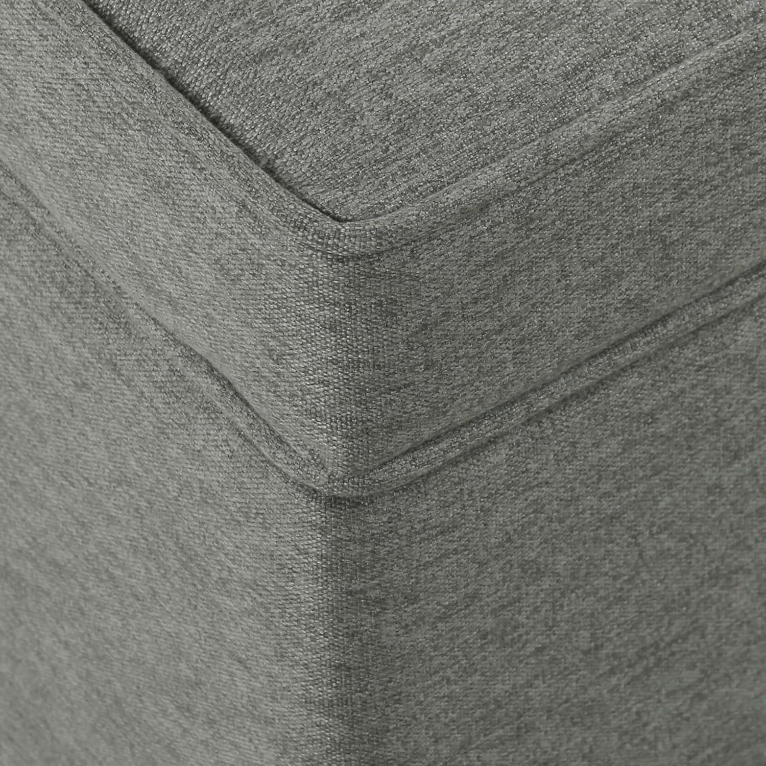 HomePop 24" Storage Ottoman - Gray