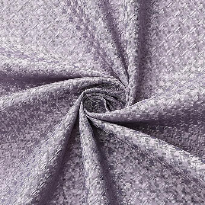 3 in 1 Extra Long Purple Shower Curtain Set-72 W x 84 H, Lavender Waffle and PEVA Liner Set with 12 Stainless Steel Hooks, Waterproof Fabric for Bathroom