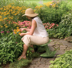 TheXceptional ROCKr | Ergonomic Rocking Garden Stool with Tilting Base for Gardeners | Durable Chair for Gardening with Contoured Seat | Made in USA by Vertex Products | Model EX120