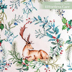 Maison d' Hermine Table Runner 100% Cotton Double Layer Table Runners 72 inches Long for Thanksgiving Christmas Decorations Home Kitchen Dining Party Wedding (Holly Time, 14.5" x 72")