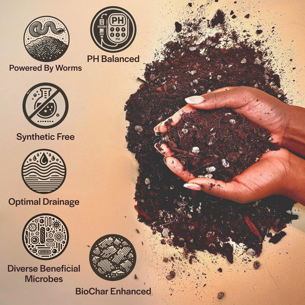 Craft Aroid Potting Mix- Elite Organic Alocasia, Philodendron, Monstera Soil Mix, Chunky, Well Draining Potting Soil for Indoor Plants, All Tropical Plants & Houseplants, Sustainable & Peat Free 8QT